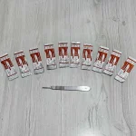 تیغ درماپلنینگ ( کیت پاکسازی پوست )  دسته تیغ بیستوری به همراه یک بسته 100 تایی تیغ - تصویر 5
